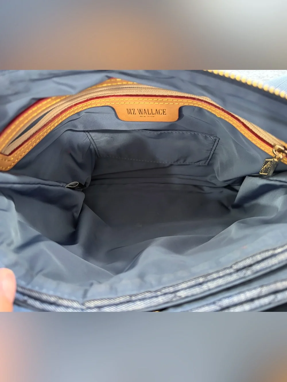 MZ Wallace Pippa Denim Crossbody Bag